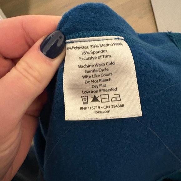 ibex Wool Blend Longsleeve XS - Picture 6 of 6
